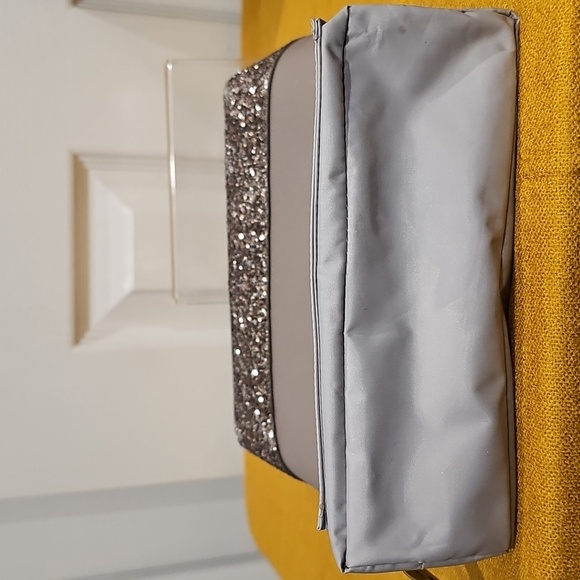 Kate Spade Little Shiloh All That Glitters Cosmetic Make-up Bag - Taupe … - Picture 10 of 12